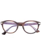 Gucci Eyewear Line Detailing Glasses - Brown
