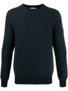 N.peal Cable Crew Neck Sweater - Blue