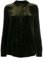 Aspesi Velvet-texture Shirt - Green