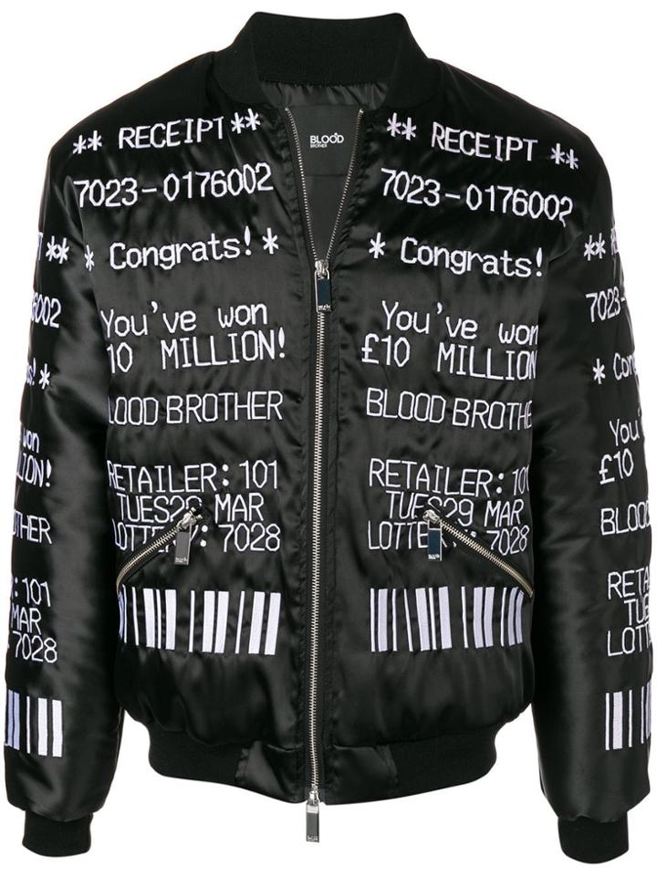 Blood Brother Mega Bomber Jacket - Black
