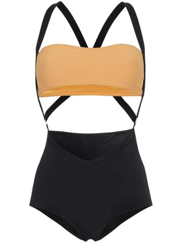 Made By Dawn Charlie Cut-out Swimsuit - Black