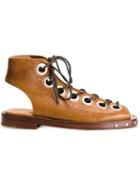 Marques Almeida Lace-up Bootie Sandals
