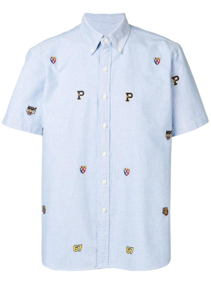 Polo Ralph Lauren Embroidered Patch Shirt - Blue
