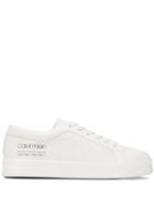Calvin Klein Logo Lace-up Sneakers - White