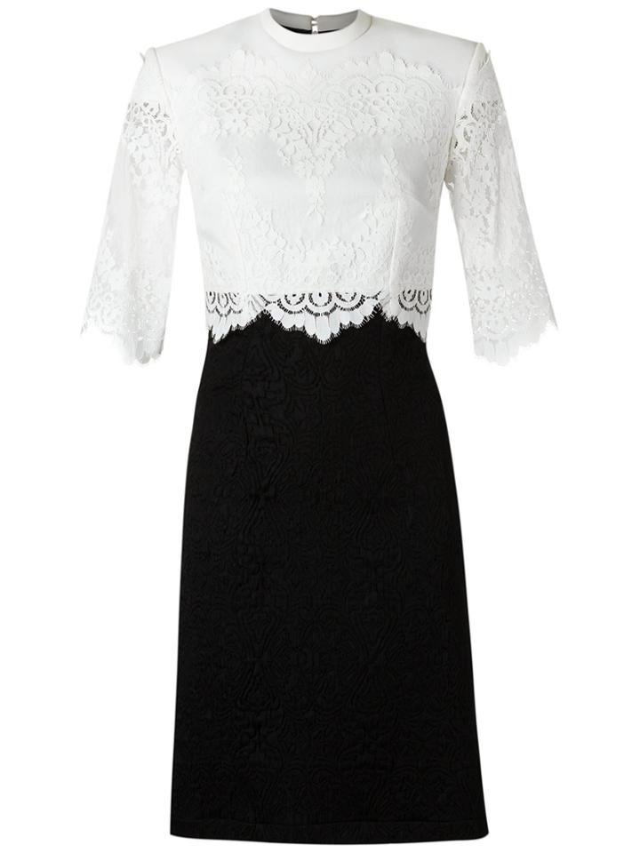 Olympiah Overlapping Dress - Black