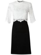 Olympiah Overlapping Dress - Black