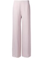 Giorgio Armani Wide Leg Tailored Trousers - Pink
