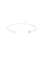 Oscar De La Renta Baroque Pearl Choker Necklace - Gold