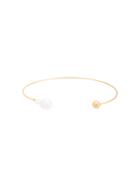 Oscar De La Renta Baroque Pearl Choker Necklace - Gold