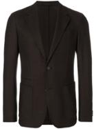 Z Zegna Classic Fitted Blazer - Brown