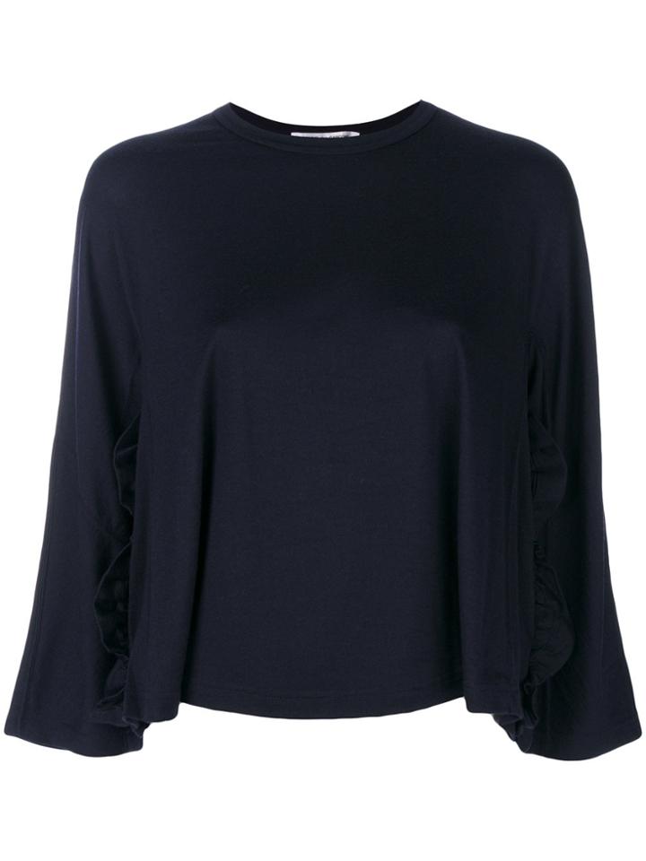 Comme Des Garçons Comme Des Garçons Flared Knit Top - Blue