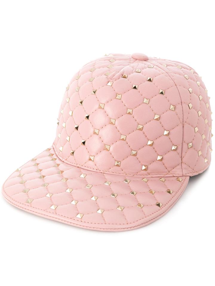 Valentino Valentino Garavani Rockstud Spike Cap - Pink & Purple