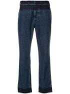 Marni Cropped Stone-washed Denim - Blue