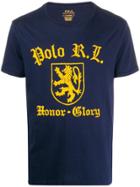 Polo Ralph Lauren Printed Cotton T-shirt - Blue