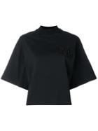 Msgm Embellished High-neck T-shirt - Black