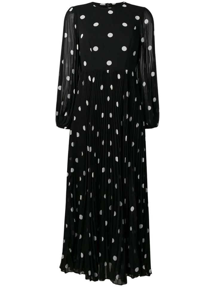 Zimmermann Polka-dot Flared Dress - Black