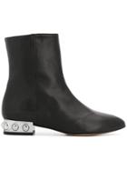Marc Ellis Embellished Heel Boots - Black