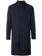 Mackintosh Front Button Parka - Blue
