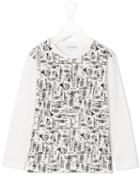 Dolce & Gabbana Kids Instrument Print T-shirt, Boy's, Size: 6 Yrs, White
