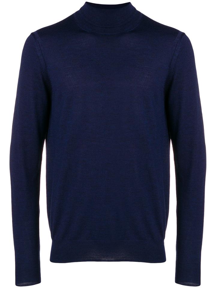 Paolo Pecora Turtleneck Sweater - Blue