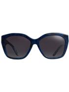 Burberry Eyewear Square Frame Sunglasses - Blue