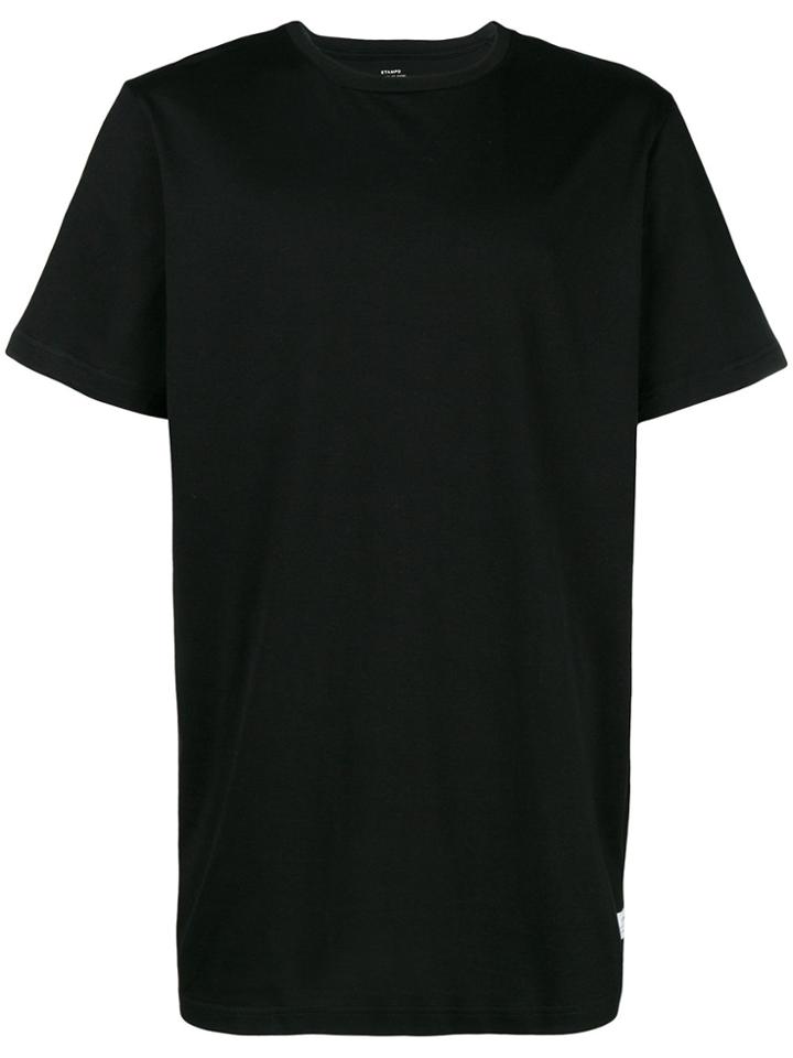 Stampd Crew Neck Printed T-shirt - Black