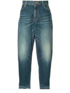 Kolor Cropped Jeans - Blue