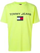 Tommy Jeans Logo Print T-shirt - Yellow