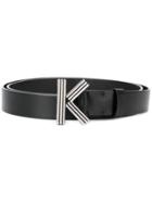 Kenzo K Logo Belt - Black
