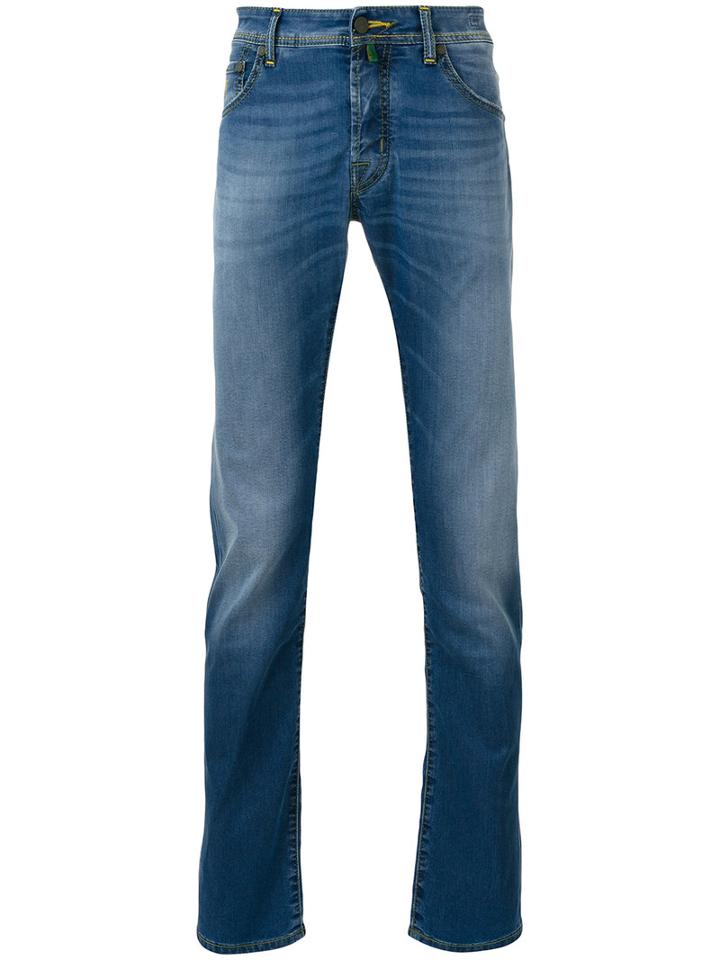 Jacob Cohen - Straight Leg Jeans - Men - Cotton/polyester/spandex/elastane - 37, Blue, Cotton/polyester/spandex/elastane