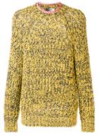 Isabel Marant Qenji Knitted Jumper - Yellow & Orange