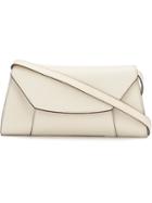Valextra Strap Clutch Bag, Women's, White