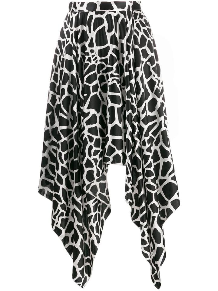 Federica Tosi Abstract Print Skirt - Black