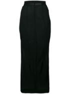 Comme Des Garçons Pre-owned 1992 Sheer Fitted Skirt - Black