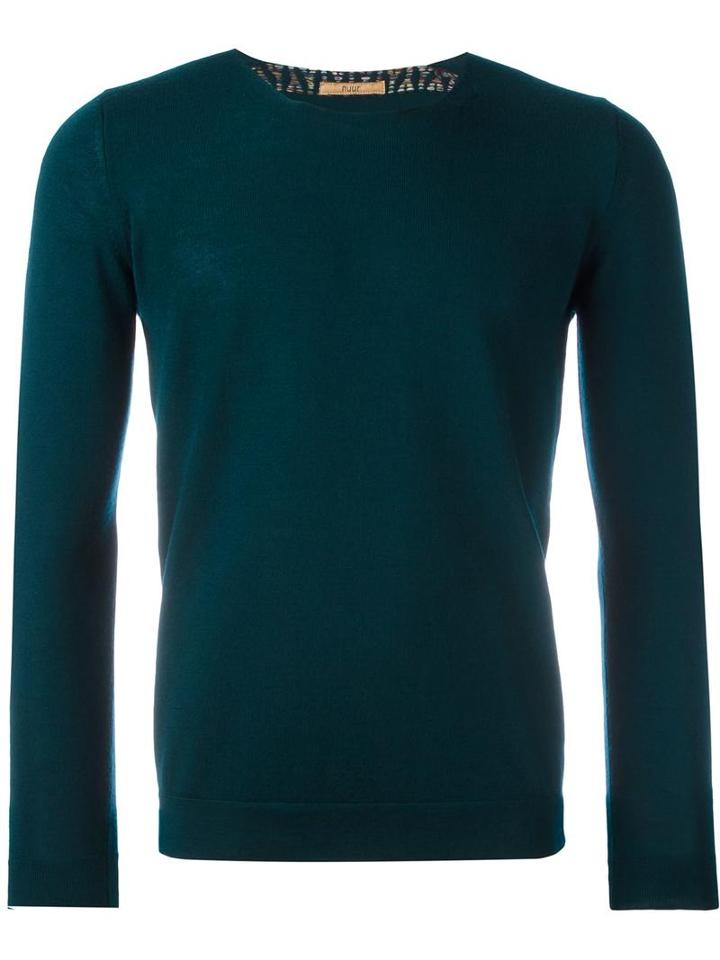 Nuur Crew Neck Jumper, Men's, Size: 52, Green, Merino