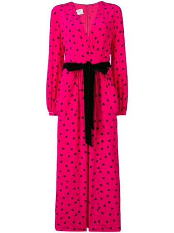 Valentino Polka Dot Jumpsuit - Pink