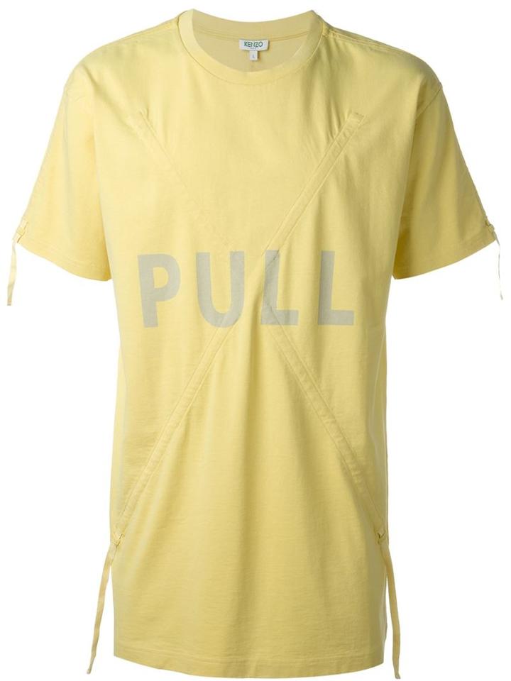 Kenzo Pull T-shirt, Men's, Size: S, Yellow/orange, Cotton