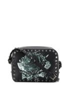 Valentino Valentino Garavani Rockstud Rose Print Bag - Black