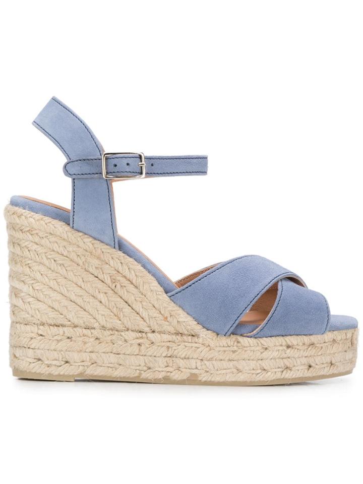 Castañer Blaudell Wedge Espadrilles - Blue