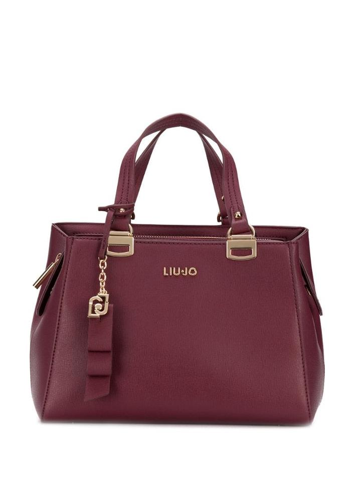 Liu Jo Logo Plaque Tote - Red