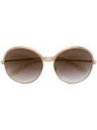 Elie Saab Metal Frame Sunglasses - Metallic