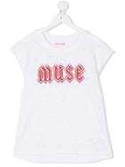 Zadig & Voltaire Kids Muse Print T-shirt - White