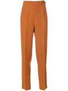 Moschino Pre-owned Tailored Trousers - Brown