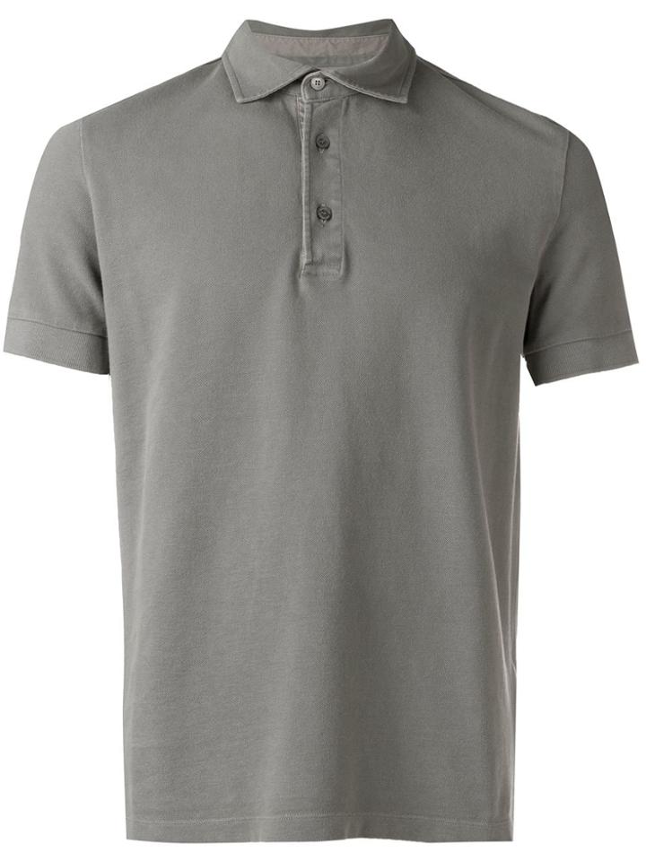 Ballantyne Grey Polo Top