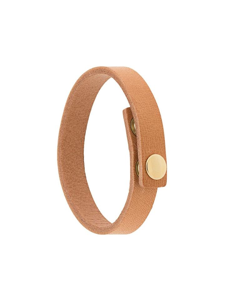 Undercover Press Stud Bracelet - Brown