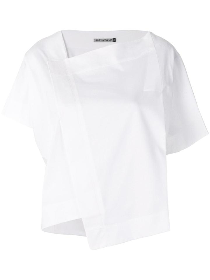 Issey Miyake Asymmetric Blouse - White