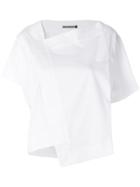 Issey Miyake Asymmetric Blouse - White