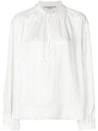 Stella Mccartney Pleated Blouse - Nude & Neutrals
