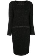 Gianfranco Ferre Vintage Glittery Skirt Ensemble - Black