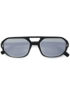 Dior Eyewear Square Mirrored Sunglasses - Black